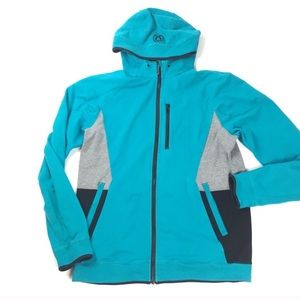 Lululemon Men’s green gray zip up hoodie XL